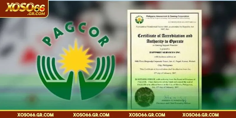 XOSO66 đảm bảo sự uy tín với giấy phép hoạt động từ tổ chức quốc tế